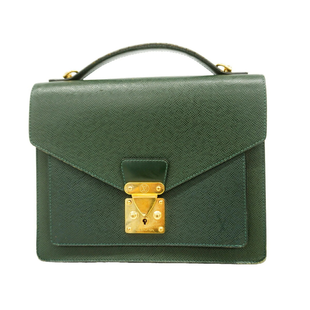 Louis Vuitton Taiga Monceau 28 Handbag M32064 Epicea SPO Men's